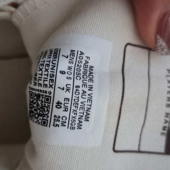 Converse Brown and White High-Top Sneakers - Picture 10 of 11